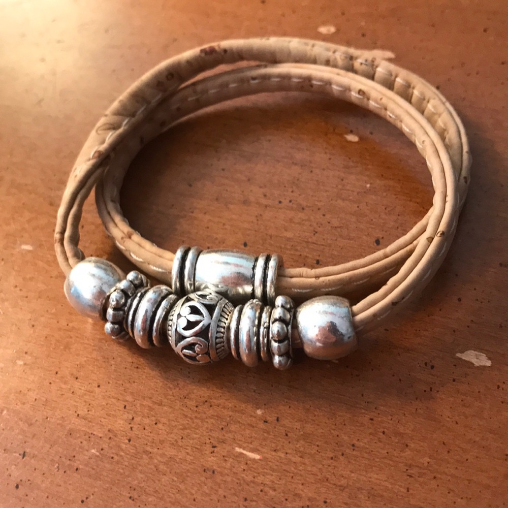 Gorgeous wraparound cork bracelet (price is firm)